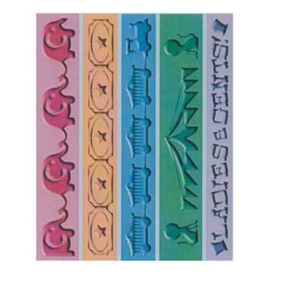 Cuttlebug 5-pc 7 inches embossing border - BIG TOP